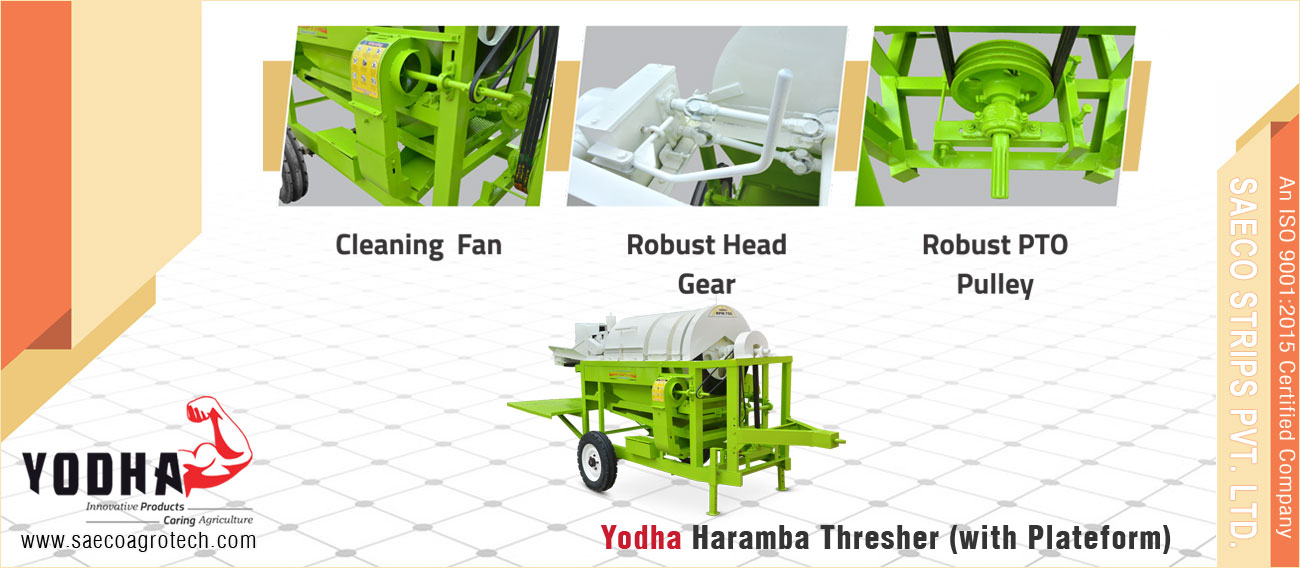 Yodha Haramba Thresher with Plateform - Agriculture Haramba Thresher Machine Haramba Thresher with Plateform manufacturers exporters in India Punjab Ludhiana